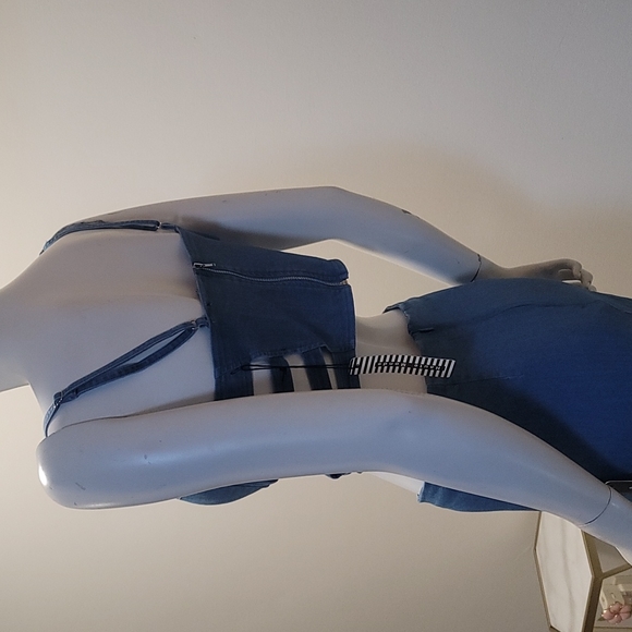 Haute Monde 2 piece set denim size medium - Picture 4 of 5